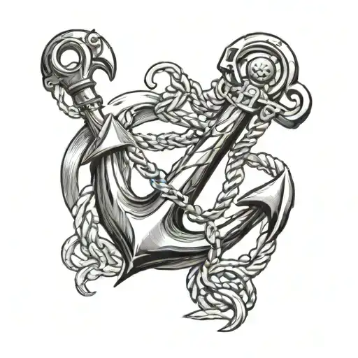 Navy Anchor