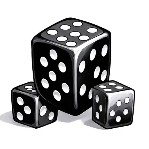 Dice Symbolizing The Gamble