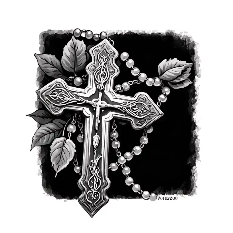 Rosary With Cross