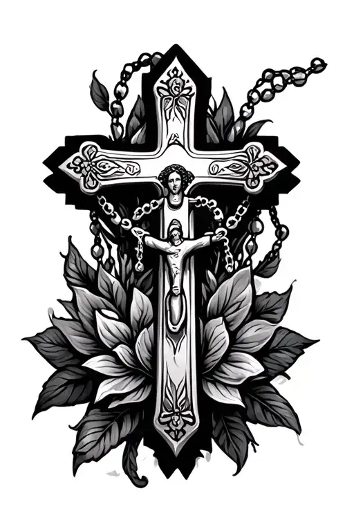 Rosary With Cross