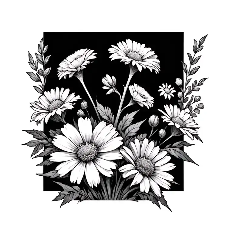 Wildflowers With Cross Incorporated