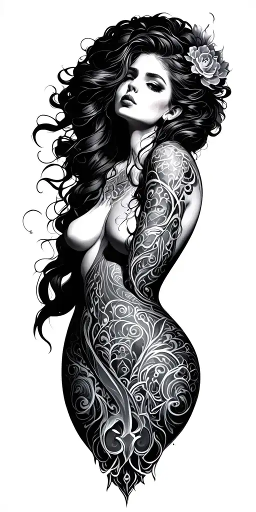 Mysterious Woman Shushing