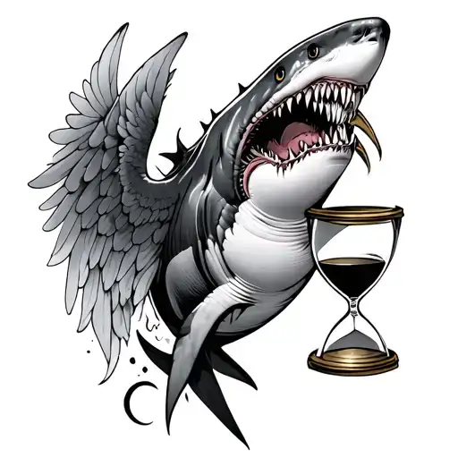 Wild Shark Hourglass And Angel Fierce
