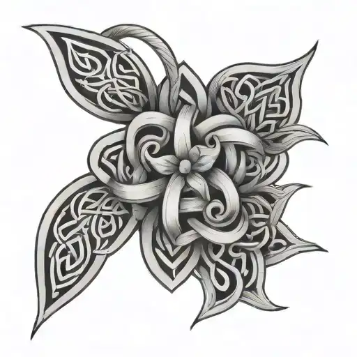 Celtic Love Knots Flower