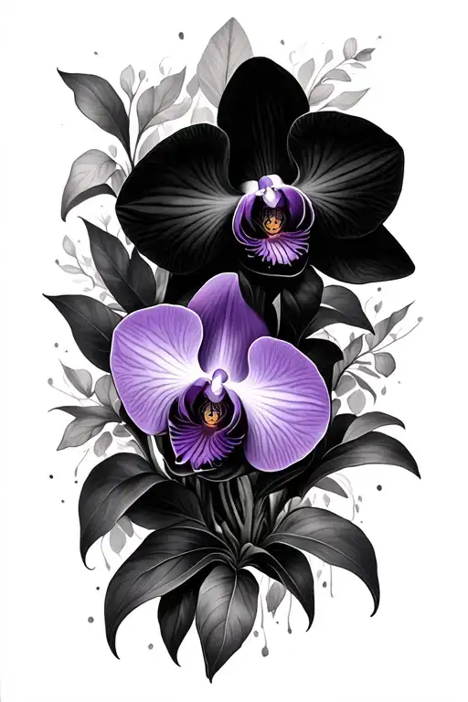 Cross Between Black Orchid And Violet Of The