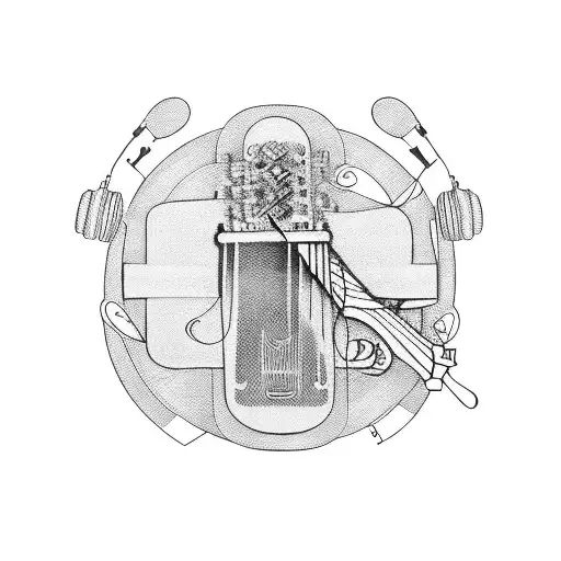 Music Tapes Cassettes Vinyl Guitar Notes