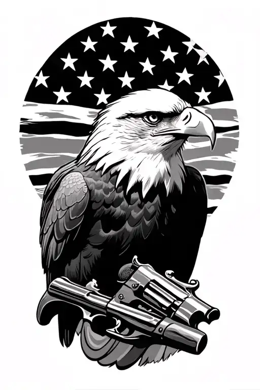 Patriotic Eagle 2Nd Amendment Civil War