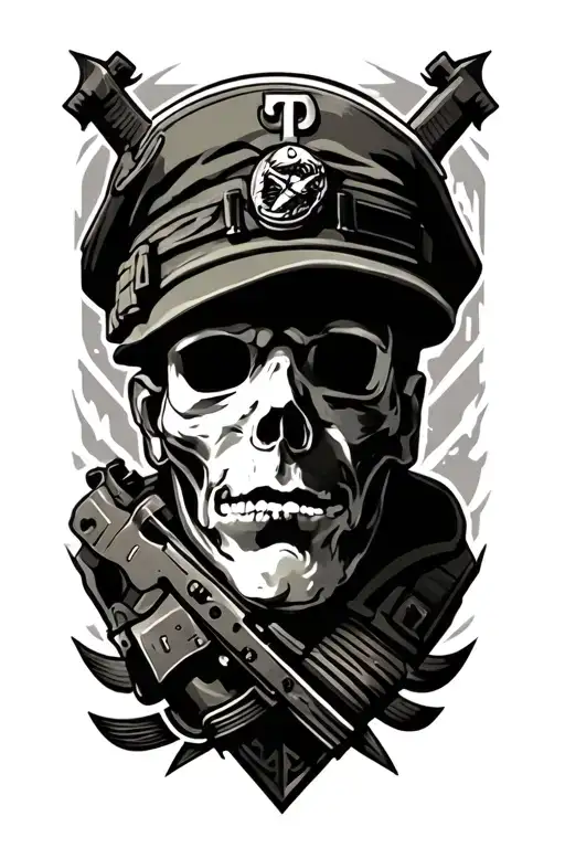 Military Tattoo Design For Sof