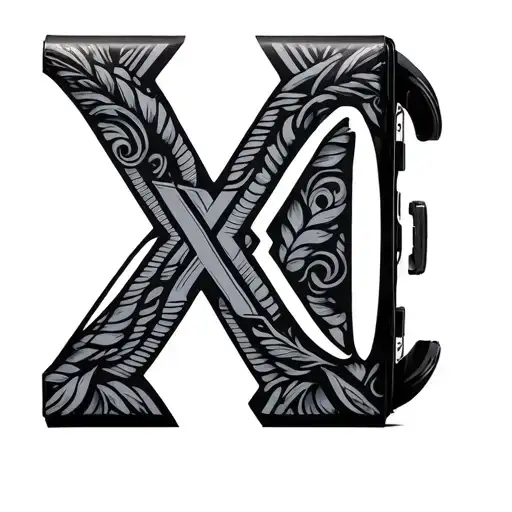 Carton Travel Bag With Xo As A Pattern Incorporated