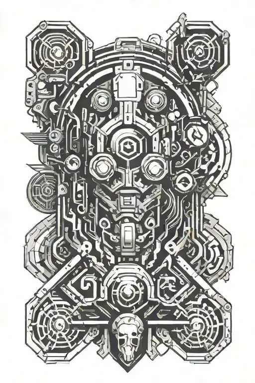 Cyber Sigilism Cyberpunk Inspired