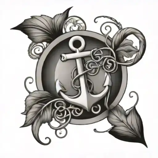 Anchor With Vines