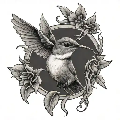 Buck And Hummingbird