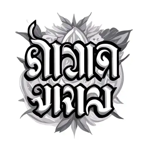 Word 'Svadharma' In Tamil With Roman Font