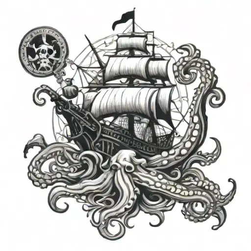 Pirate Ship Octopus
