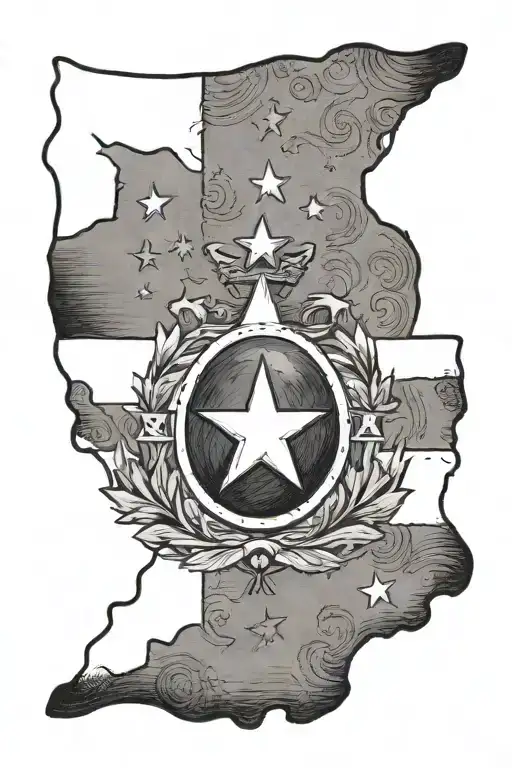 State Of Texas Flag Mixed
