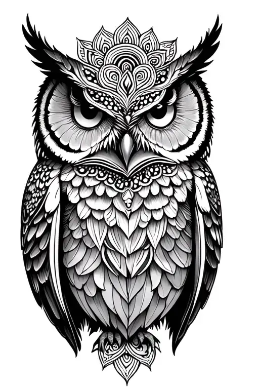Owl & Mandala