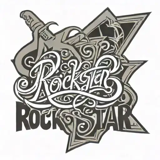 Rockstar Hand Lettering In Calligraphy