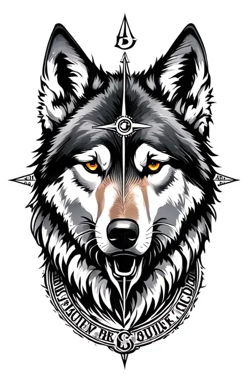 Carper Diem Wolf Compass