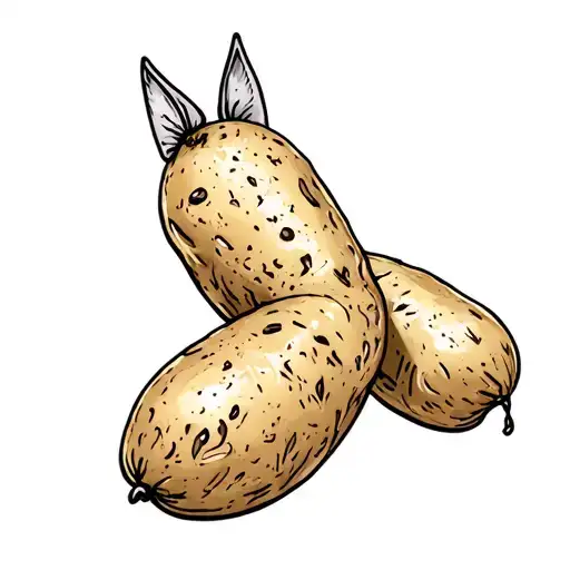 Potato With Dog Ears