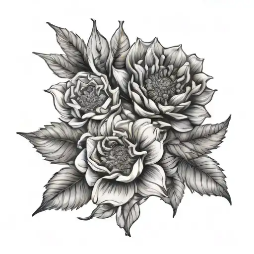 September And June And October Birth Flower