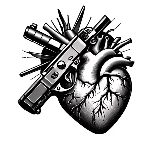 Gun And Heart