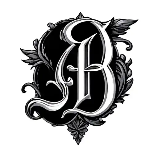 Initial Savoy Cross A And B Letters