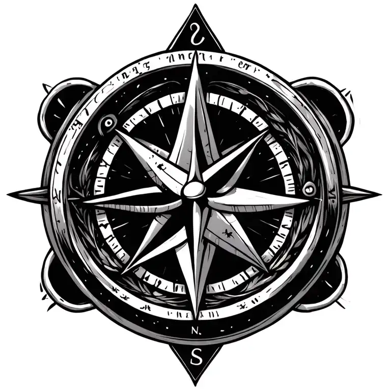 Compass And Triquetra