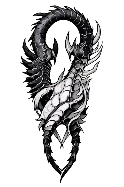 Gemini And Scorpio Zodiac Symbol