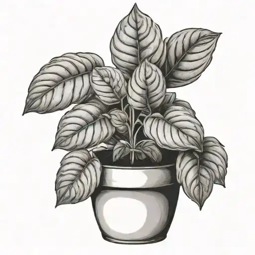 Basil Plant In Pot