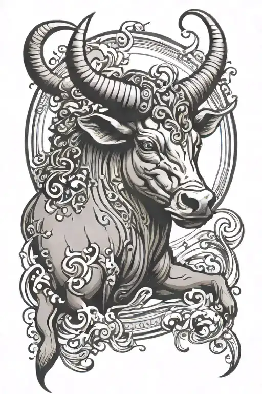 Taurus Zodiac Sign With Water Element