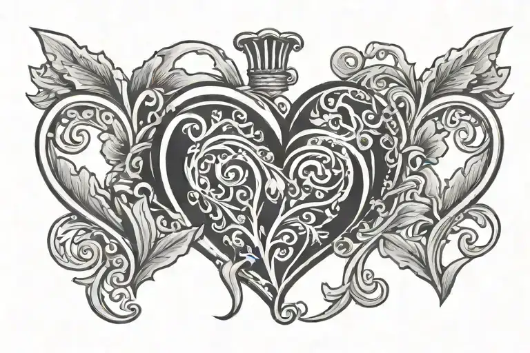 3 Hearts Scottish Theme Wrist