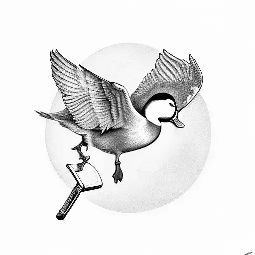 Flying Duck Broken Like A Mirror