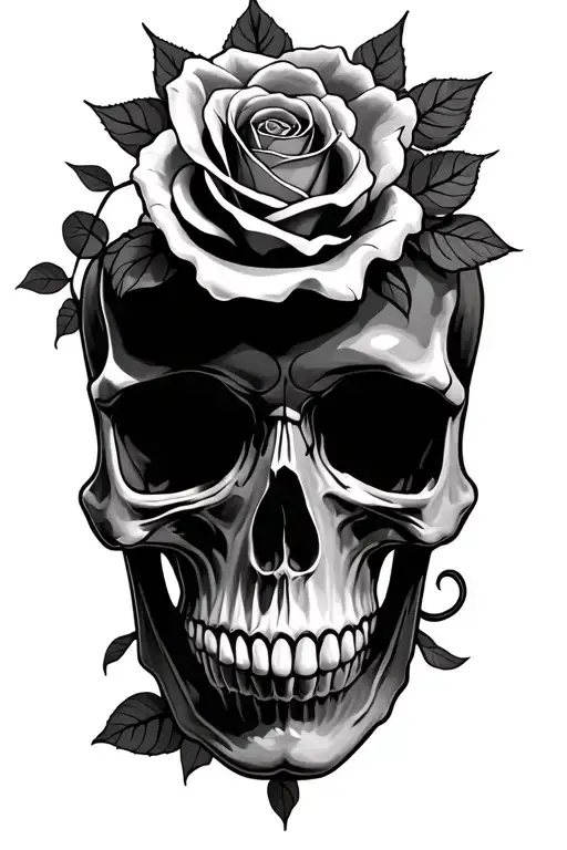 Skull And Roses