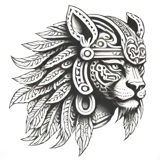 Aztec Jaguar Warrior
