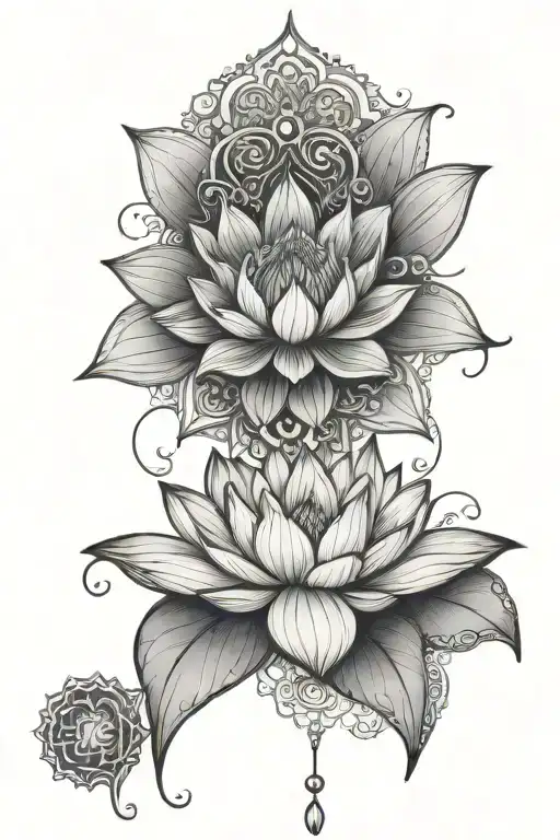 Lotus Mandala Design Incorporating