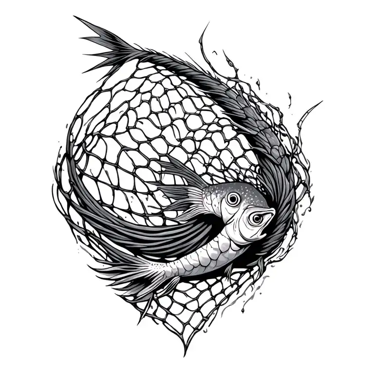 Fishing Net Intertwined