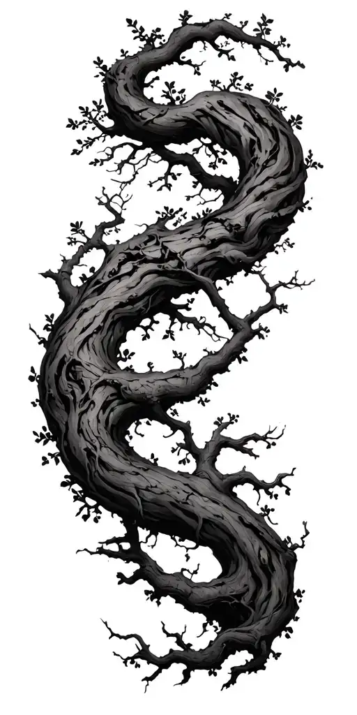Twisting Tree Branches