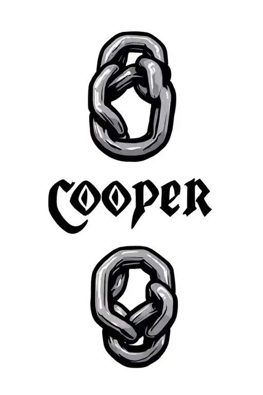 The Name Cooper With A Chain