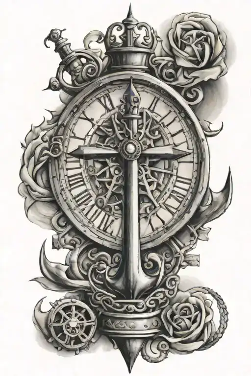 Cross Anchor Clock Tower