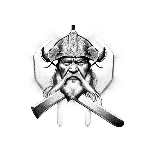 Viking And Samurai Mixture