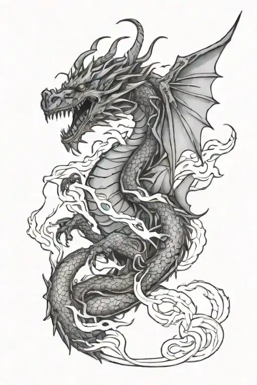 Dragon And Lightning