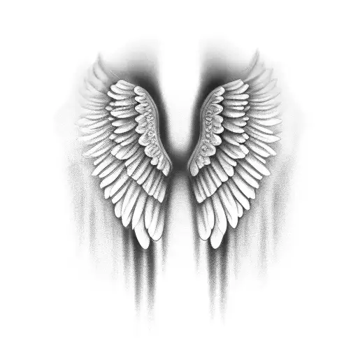 Angel Wings Memorial Dad