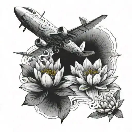 Airplanes And Water Lilies