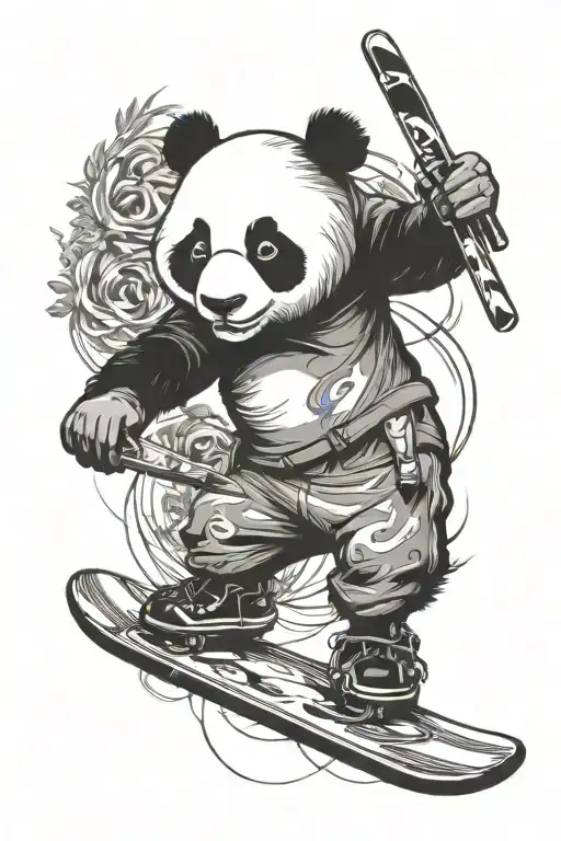 Panda Snowboard