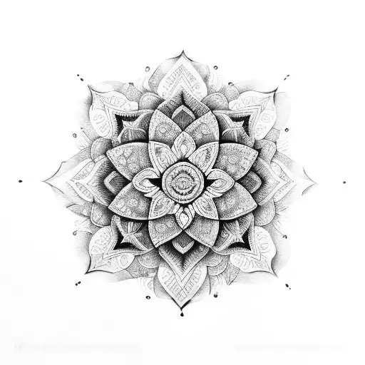 Mandala Lotus Butterfly