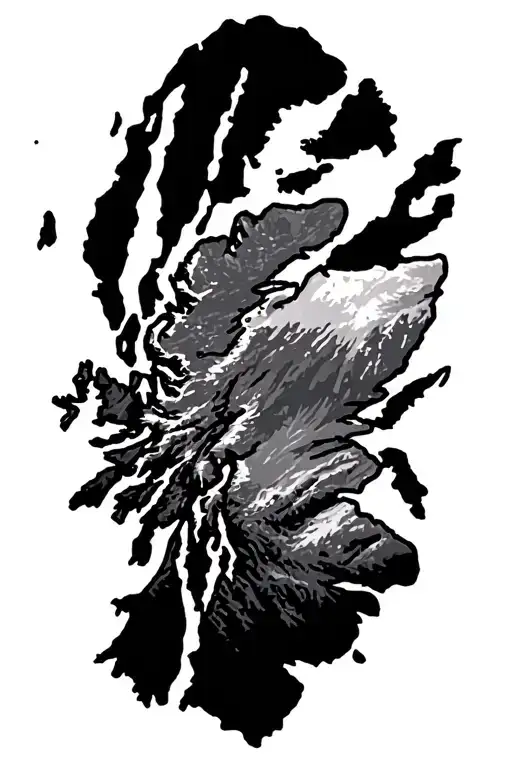 Scotland Map With Elevation And Mountains