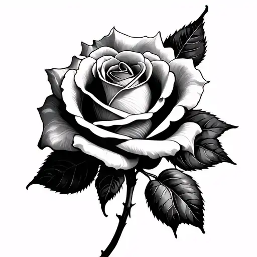 Rose With Spider Webs