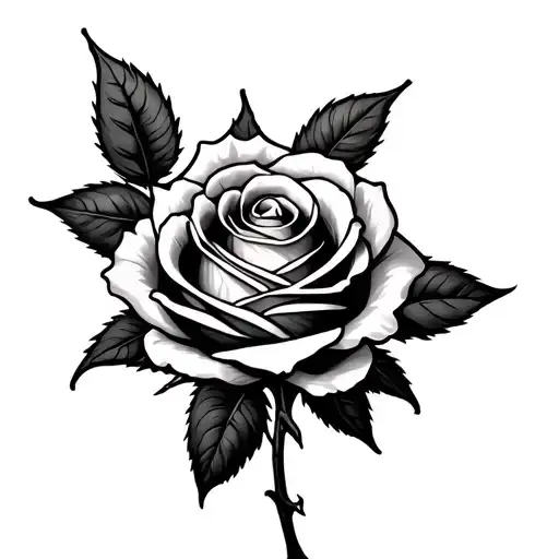 Rose With Spider Webs On It