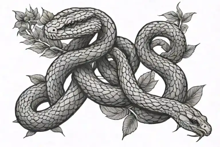 Snake And Twigs