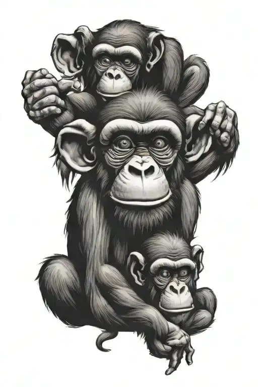 3 Wise Monkey